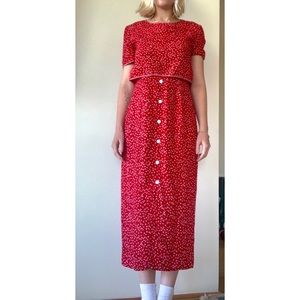 Vintage Floral Talbots Dress